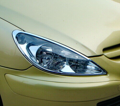 IDFR Peugeot 307 2001~2008 Chrome frame bezel for head lights