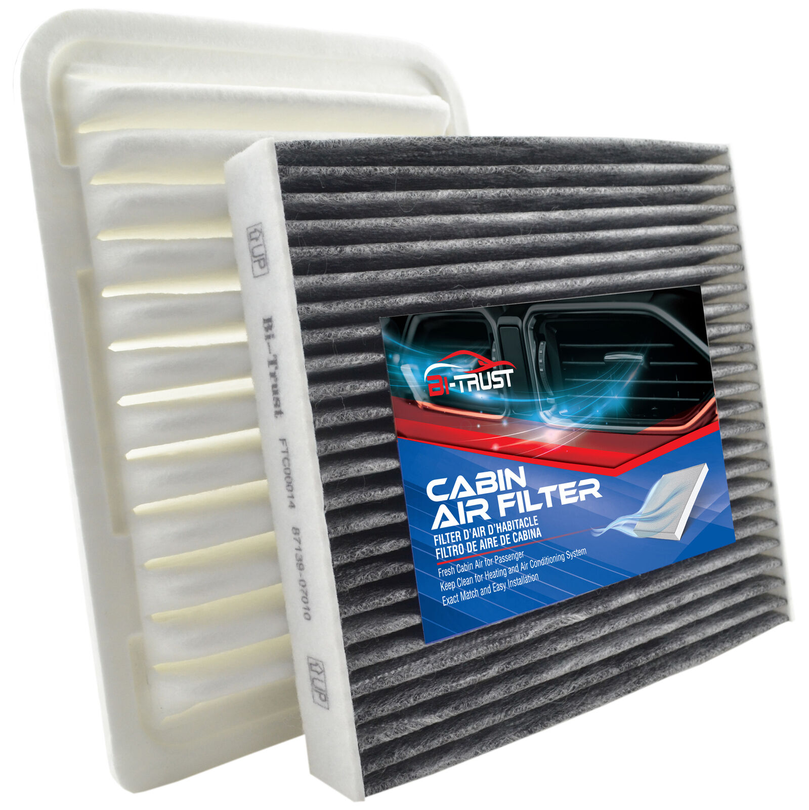 Combo Set Engine & Cabin Air Filter for Toyota Matrix Yaris Corolla Im Scion iM