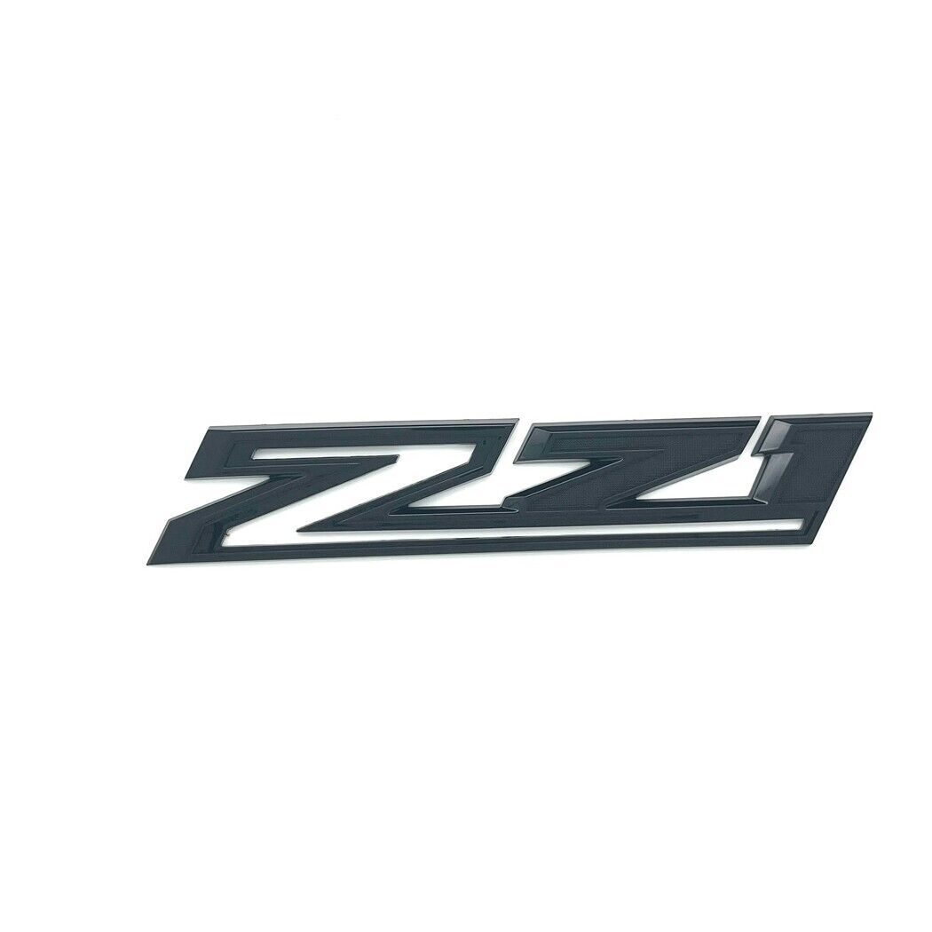 1PC Gloss Black 2019-2024  Silverado Z71 Emblem Badge 84632695 Nameplate Fender