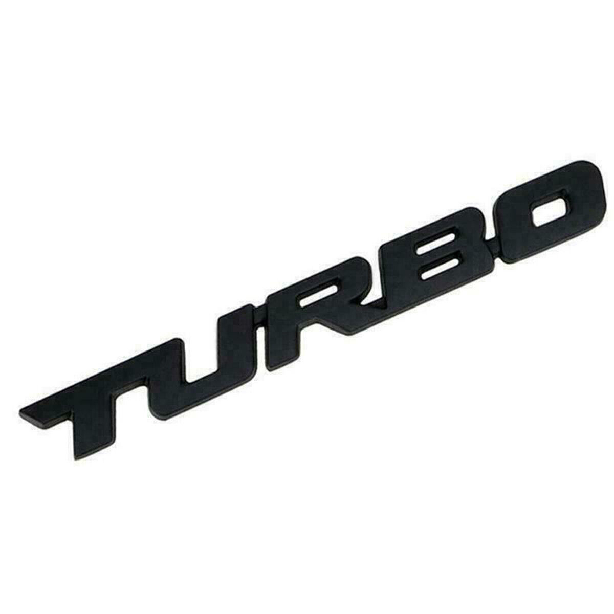 3D TURBO Metal Chrome Logo Sport Car Badge Emblem Decal Sticker Car Accessories.