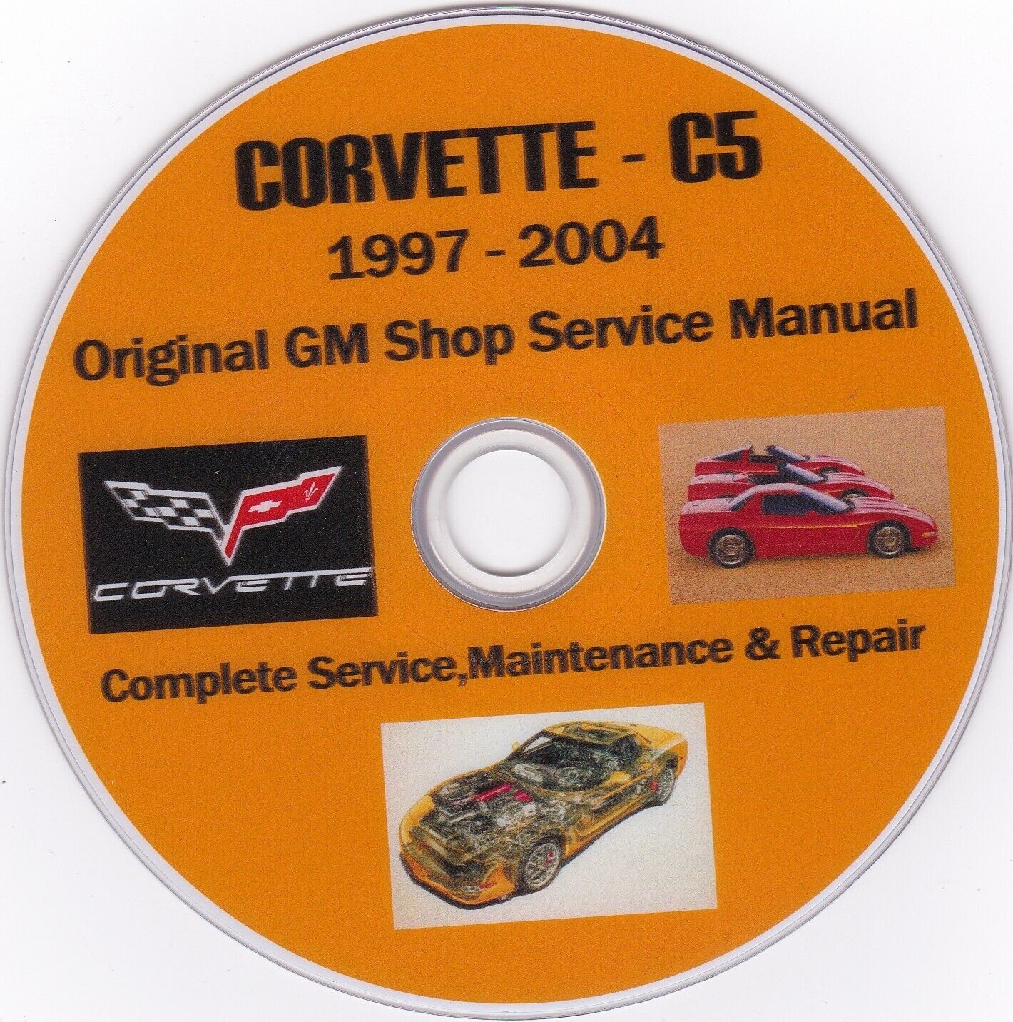 Chevrolet Corvette C5 1997-2004 Factory Repair Manual PLUS FBT Extras 