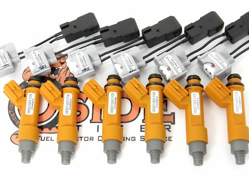 2004-2005 Acura NSX 3.2L 6spd M/T Fuel Injectors Denso 12-Hole Replacements   