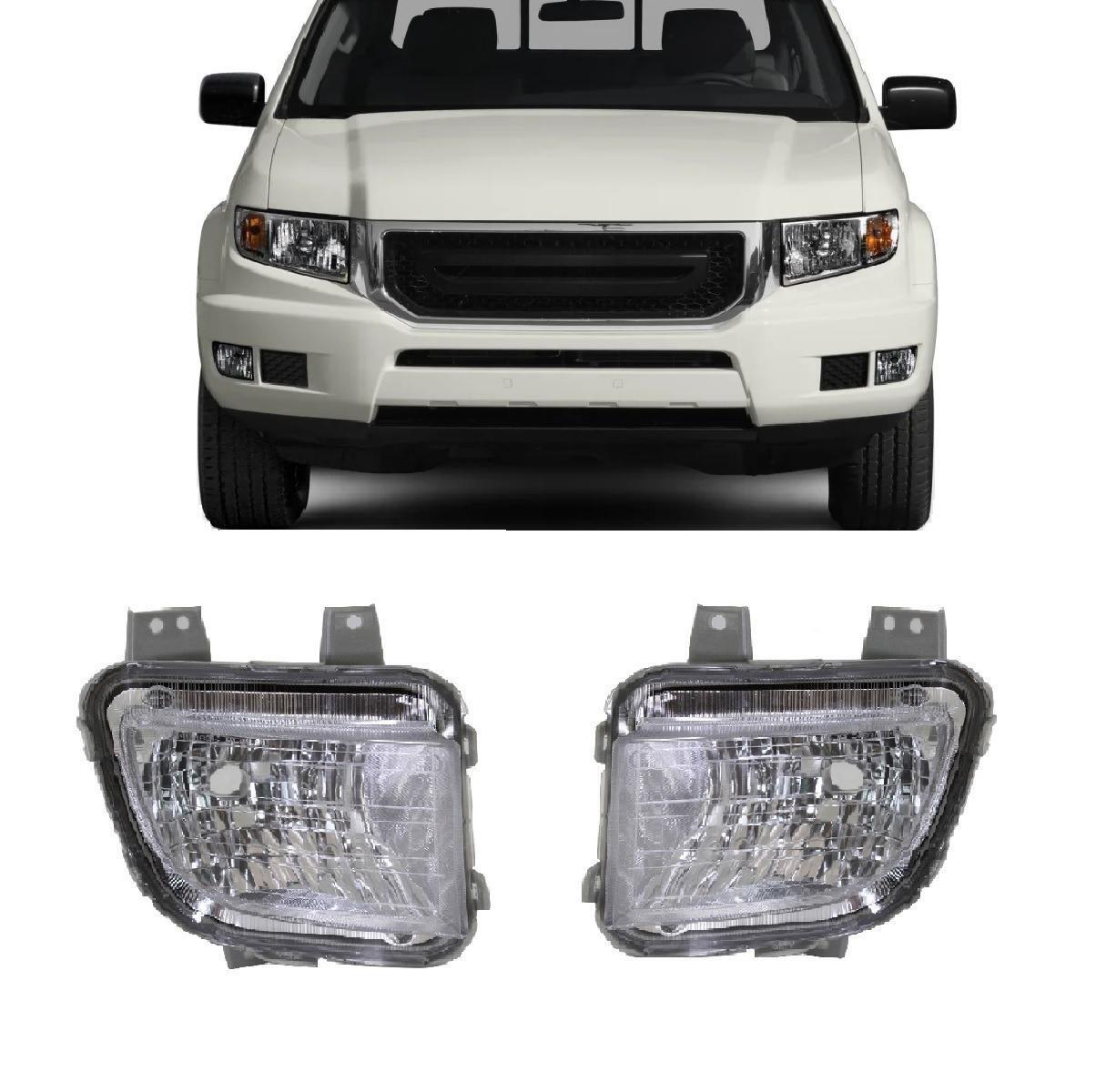 Fits Honda Ridgeline Headlight Driving light 2009-2014 Pair Passenger and Driver