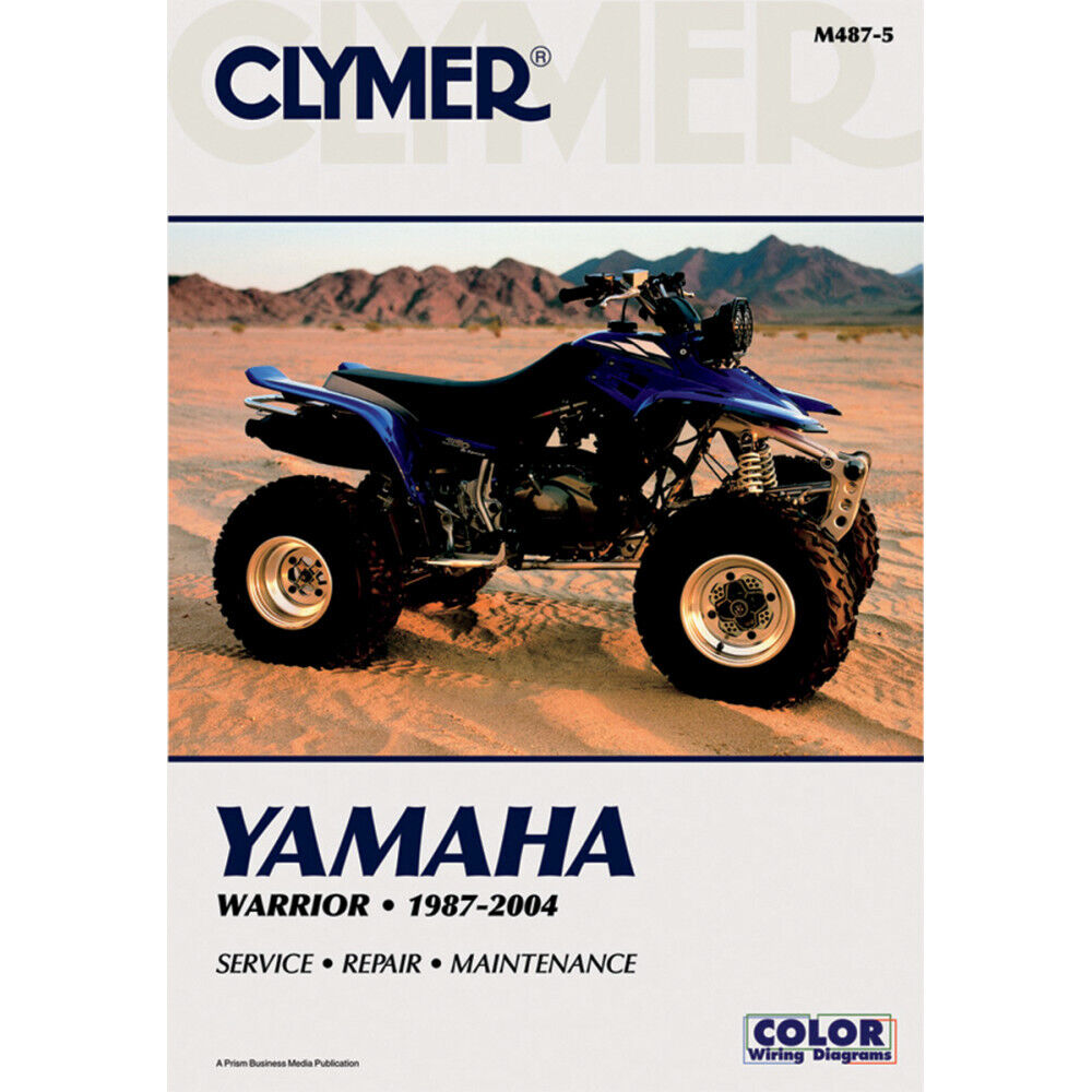 CLYMER Physical Book for Yamaha Warrior YFM350X 1987-2004 | M487-5