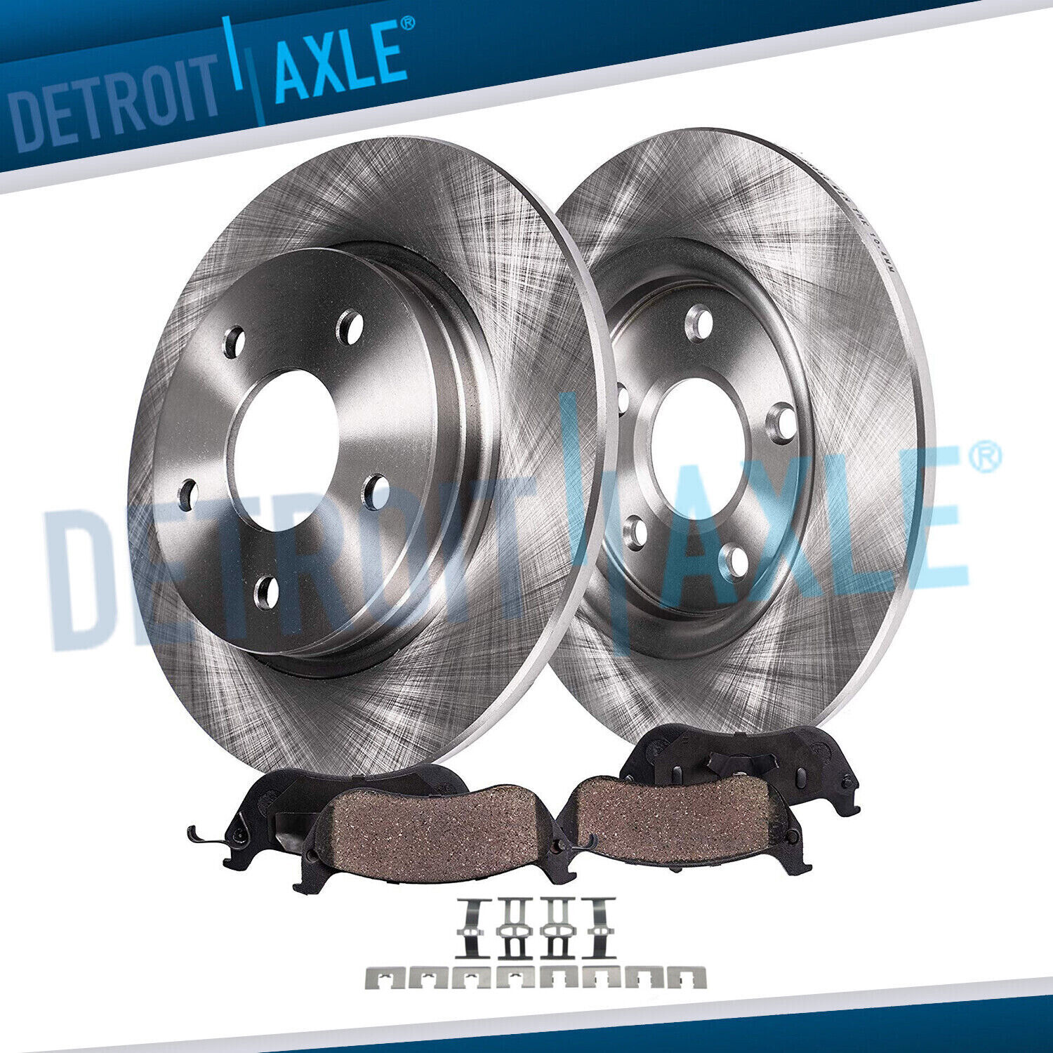 260mm REAR Disc Brake Rotors + Ceramic Brake Pads for Honda Civic Acura ILX CSX