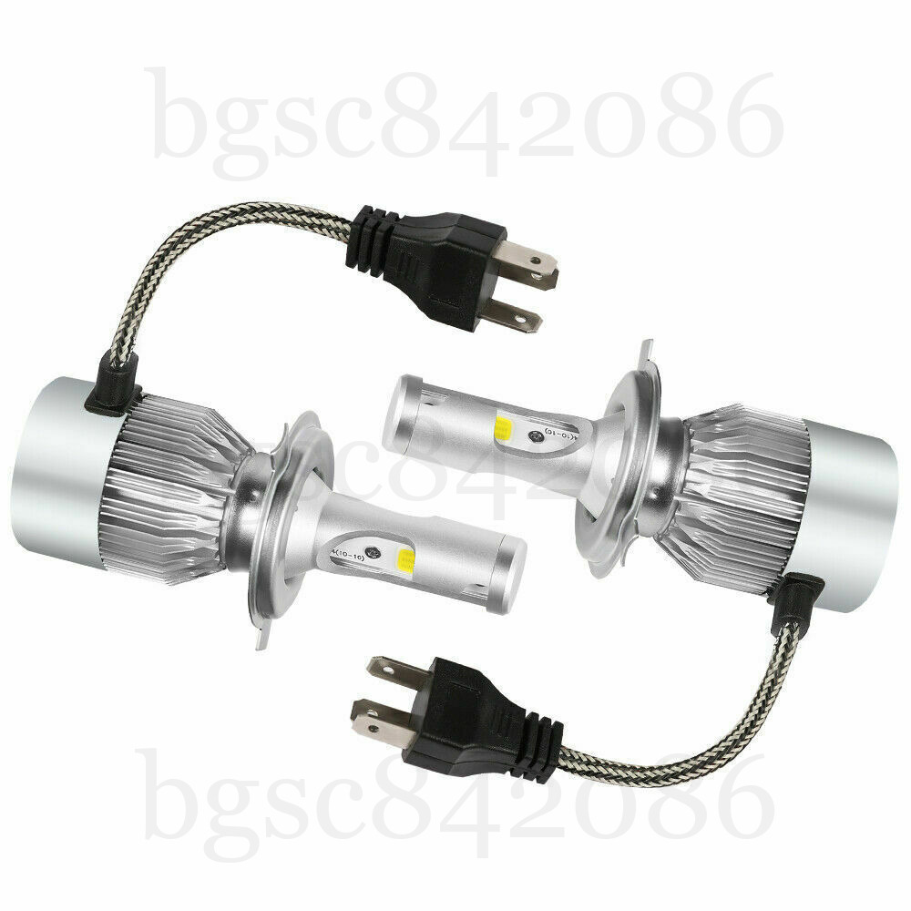 2X Luces Fuertes Para Auto Coche Luz Carro Bulbs H4 9003 LED SUPER Blanco Hi/Lo