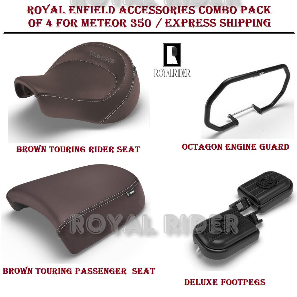 ROYAL ENFIELD ACCESSORIES COMBO PACK OF 4 FOR METEOR 350 / EXPRESS SHIPPING