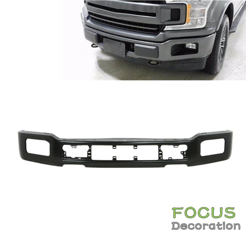 FO1002429 Primered Front Bumper Face Bar Steel Fit For 2018 2019 2020 Ford F-150