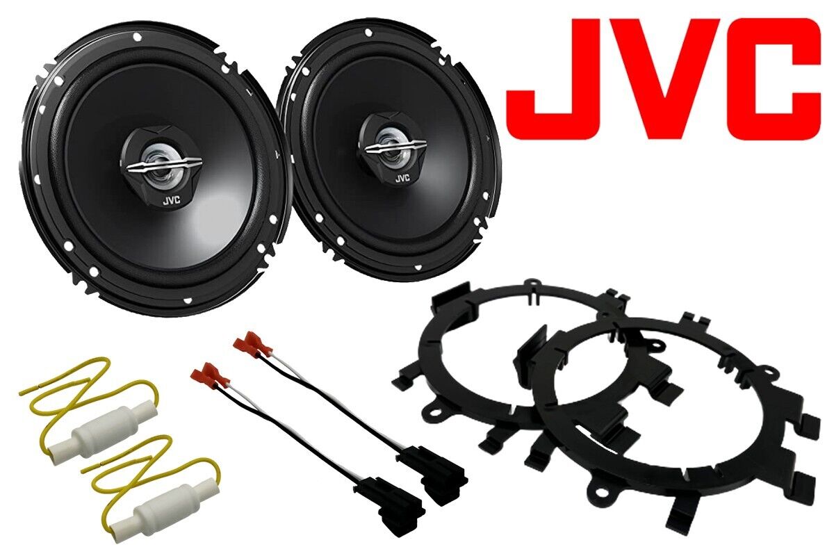 JVC Replacement Front Truck Door Speakers w/ Mounting Brackets & Wire Harnesses