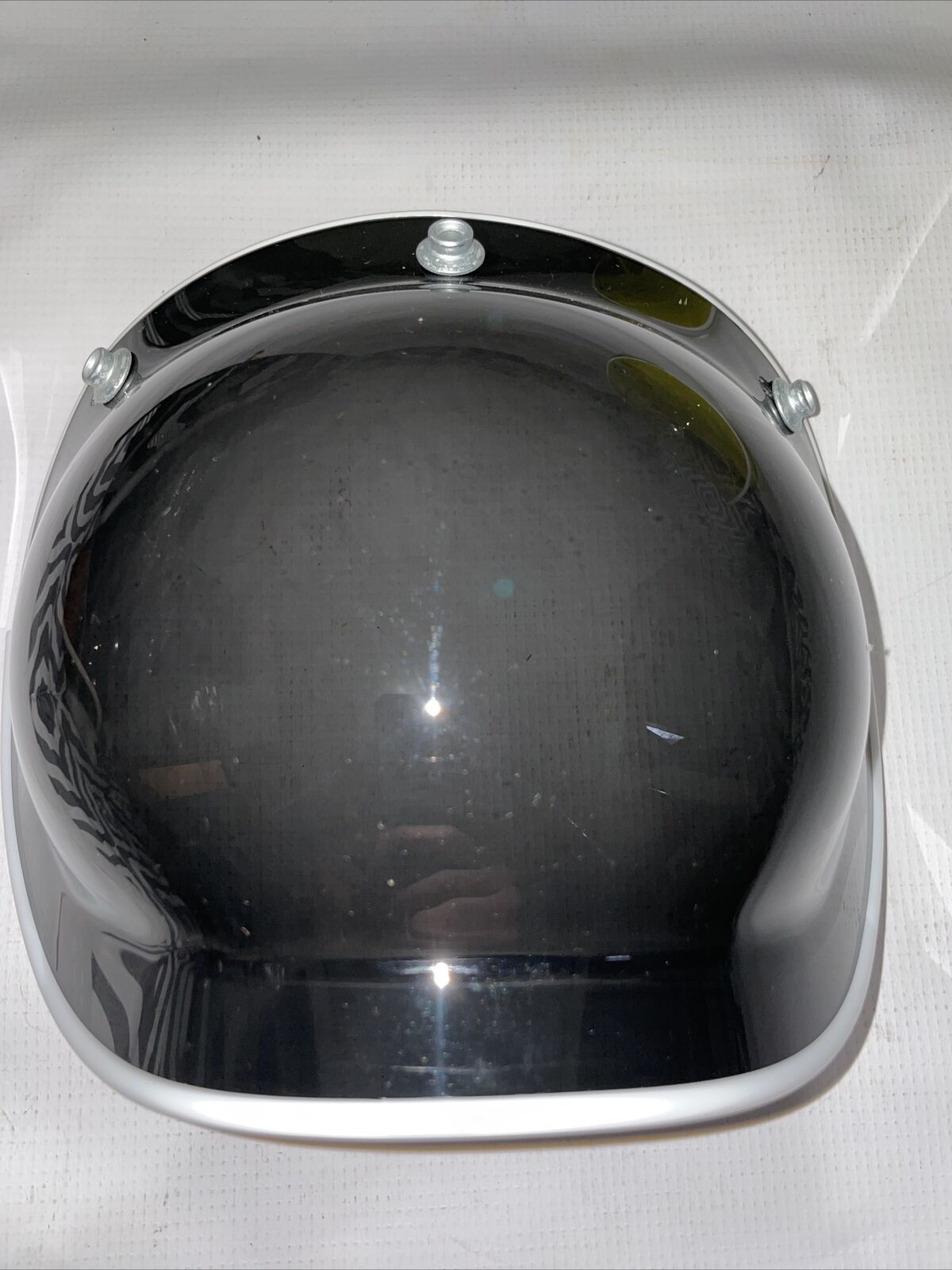 Vintage Harley Indian Honda Yamaha helmet bubble shield Black