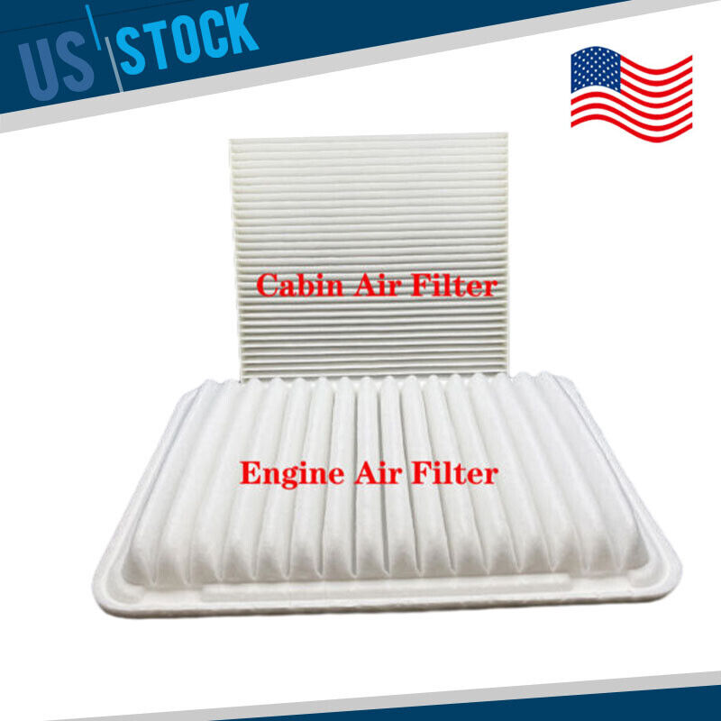 CABIN & AIR FILTER COMBO FOR TOYOTA CAMRY 2.5L 2.4L ENGINE 2007-2017 17801-0H050