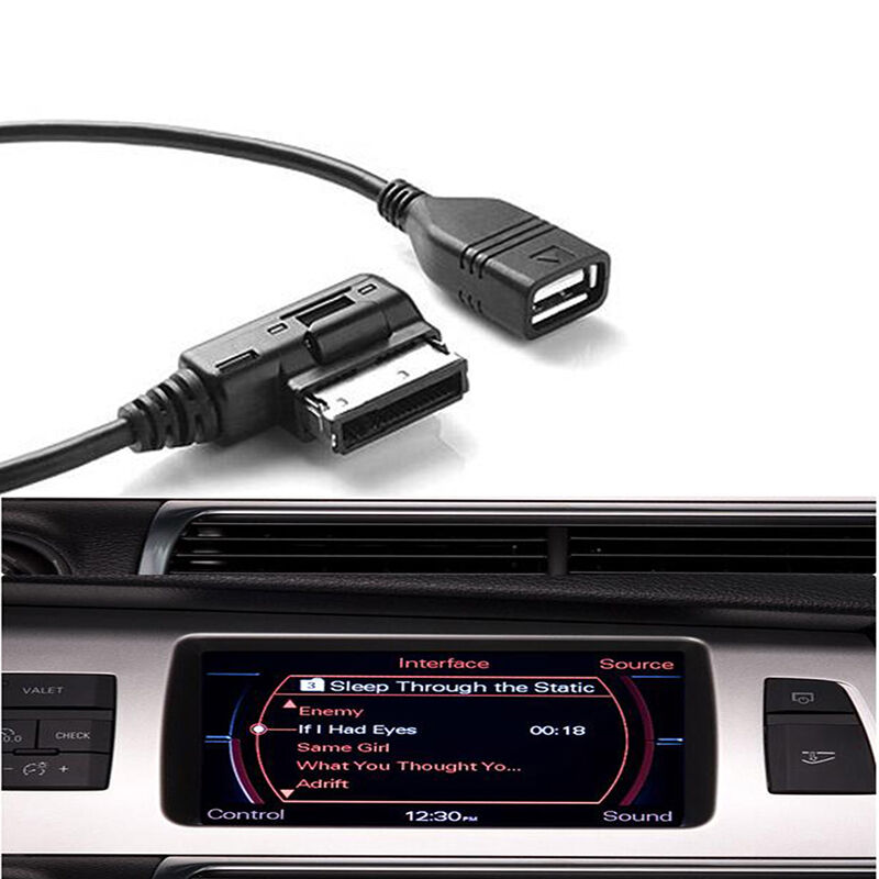 Music Interface Adaptor AMI USB Cable AUX Cord for Audi A3 A4 S4 S6 Q5 Q7 R8 TT