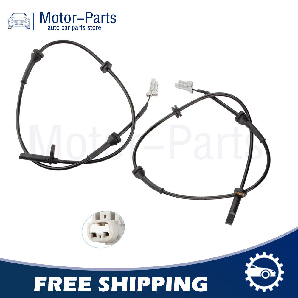 2x Driver And Passenger Side Front ABS Sensor 2008-2013 Sport For Nissan Rogue