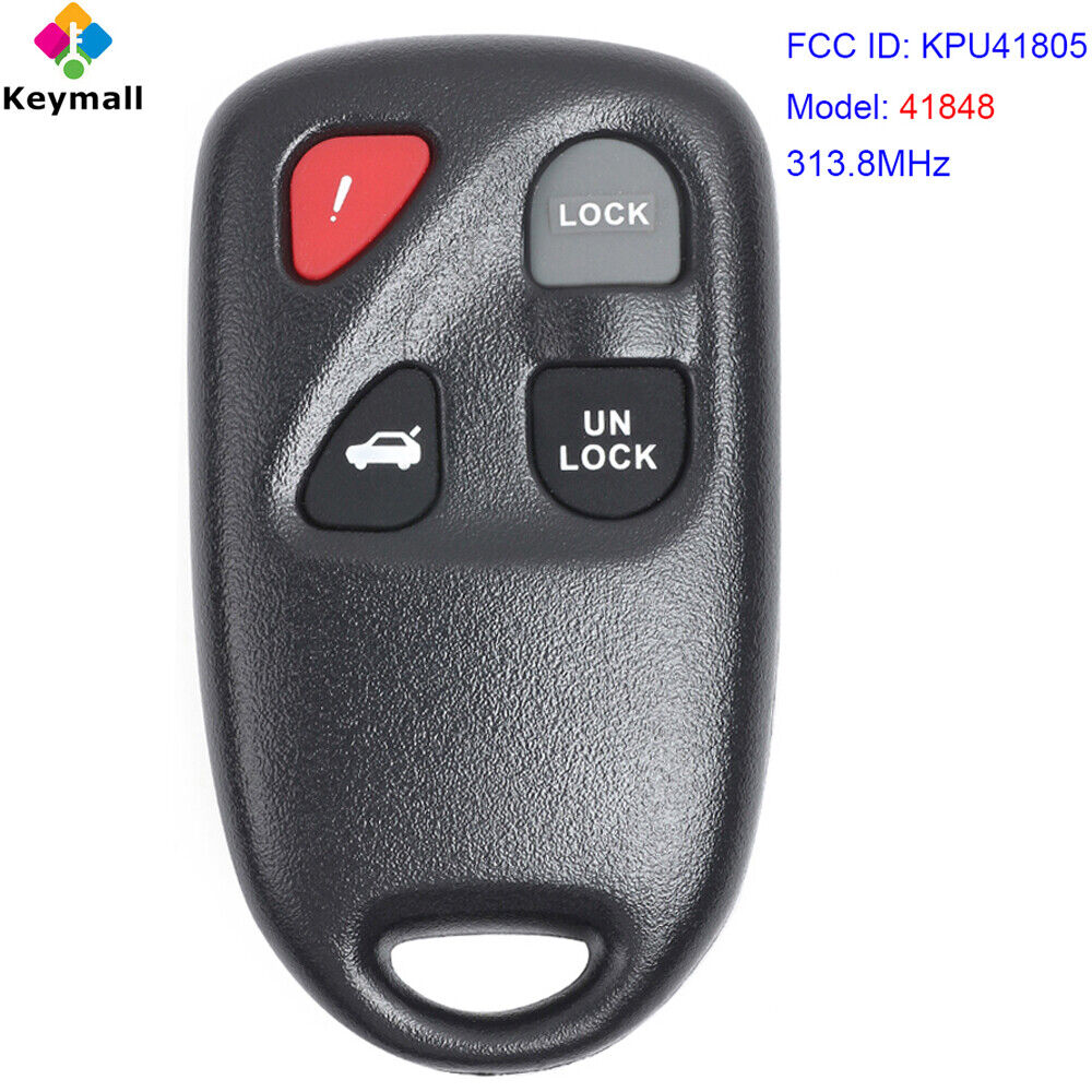 Model#41848 Remote Key Fob for Mazda RX-8 2004 2005 2006 2007 2008 KPU41805 