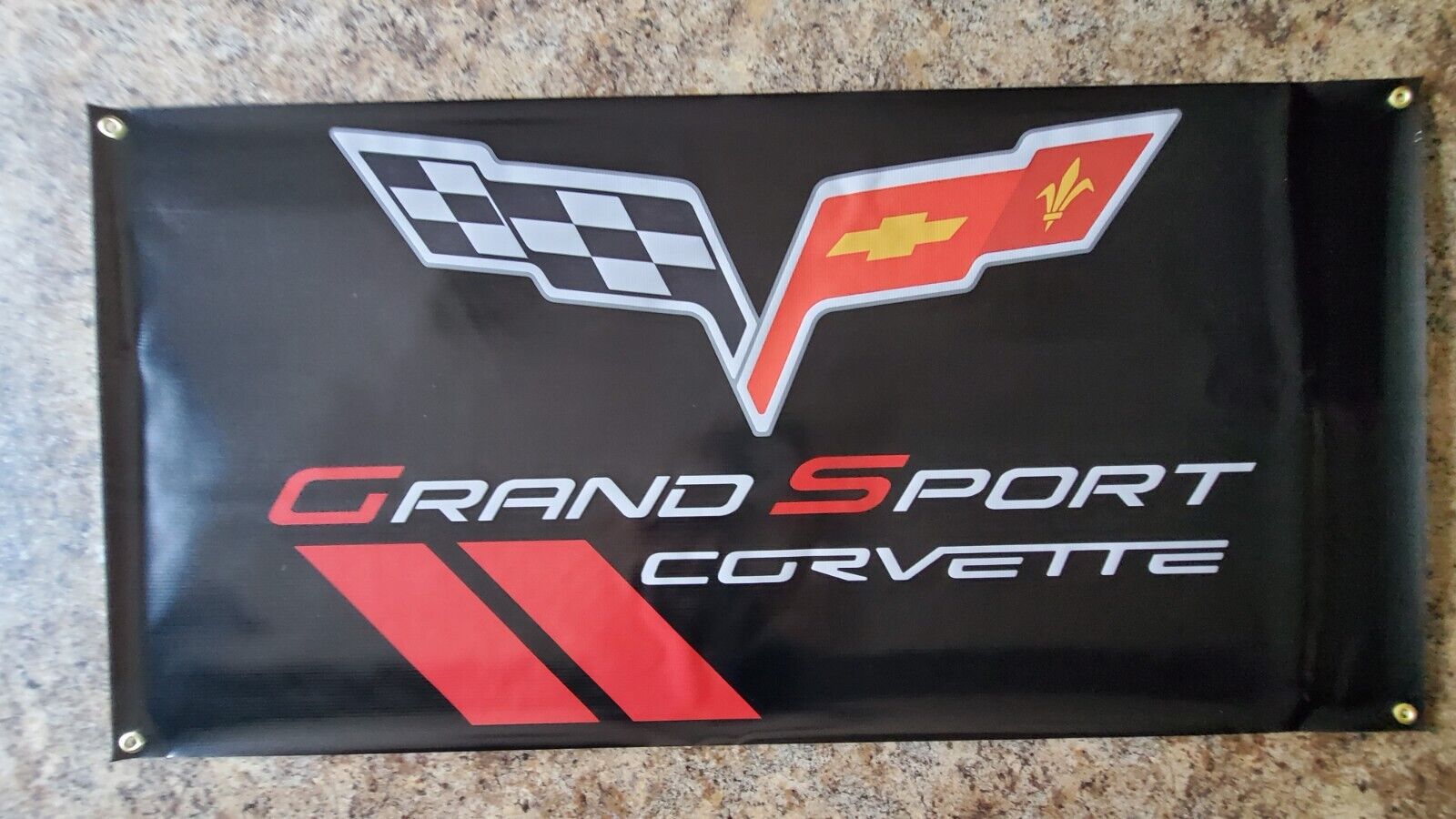 Big Vinyl Banner Corvette C6 Grand Sport sign poster racing 4\'x2\'