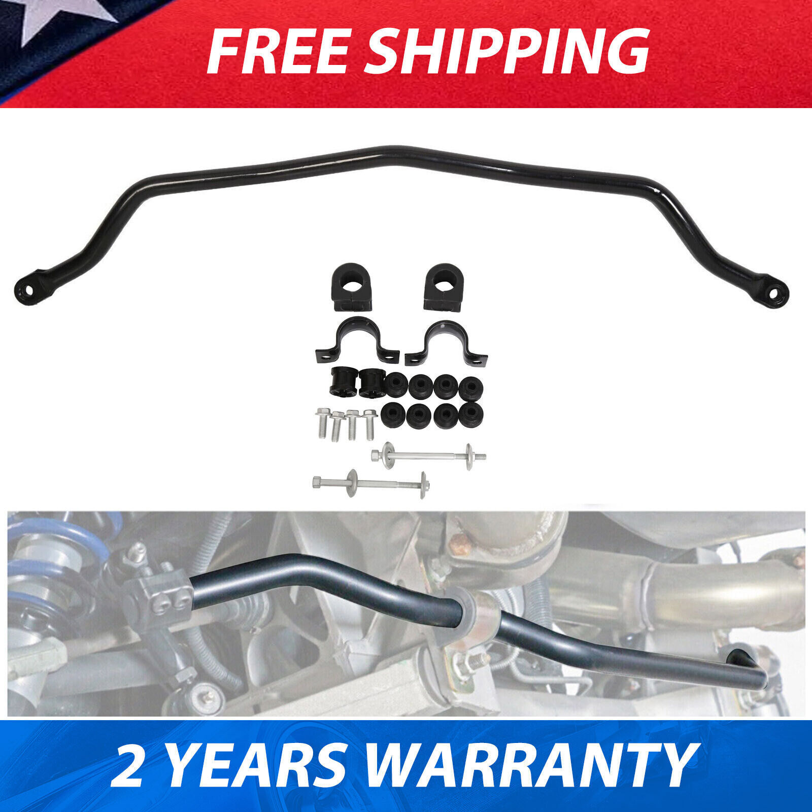 Stabilizer Sway Bar Bushing & Link Kit Front for Pontiac Buick Chevy Olds