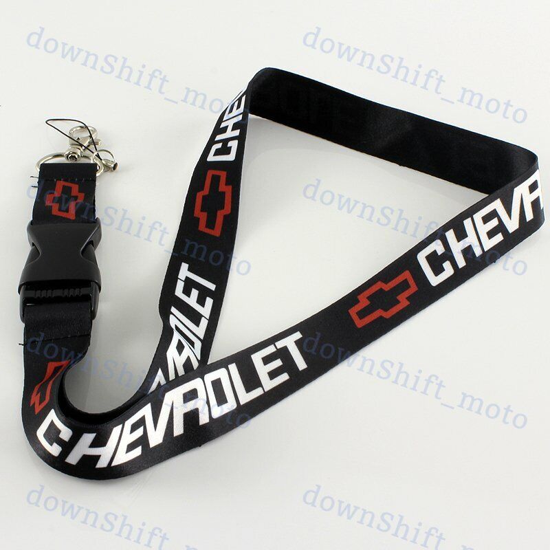 For CHEVY Chevrolet Camaro Keychain Lanyard Quick Release Key chain Black NEW