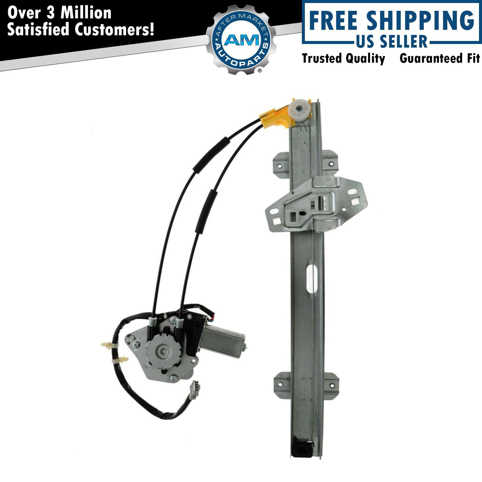 Front Power Window Regulator w/ Motor Driver Side Left LH for 94-97 Accord 4 Dr
