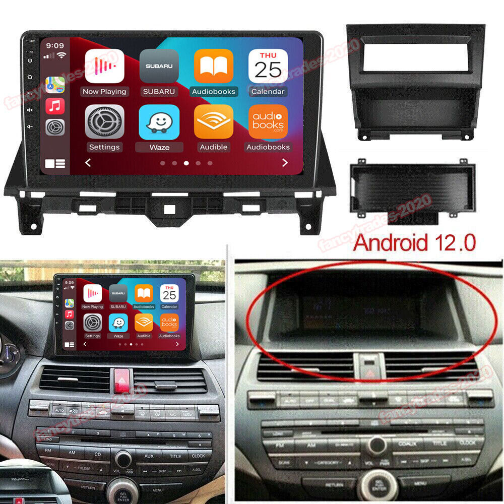 For 08-13 Honda Accord EX LX-S Coupe Android 12 Carplay Stereo Radio Wifi GPS US