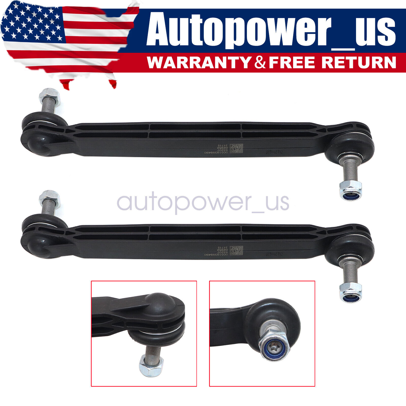 For 2015-2017 Jeep Renegade 2x Front Suspensia Suspension Stabilizer Bar Link