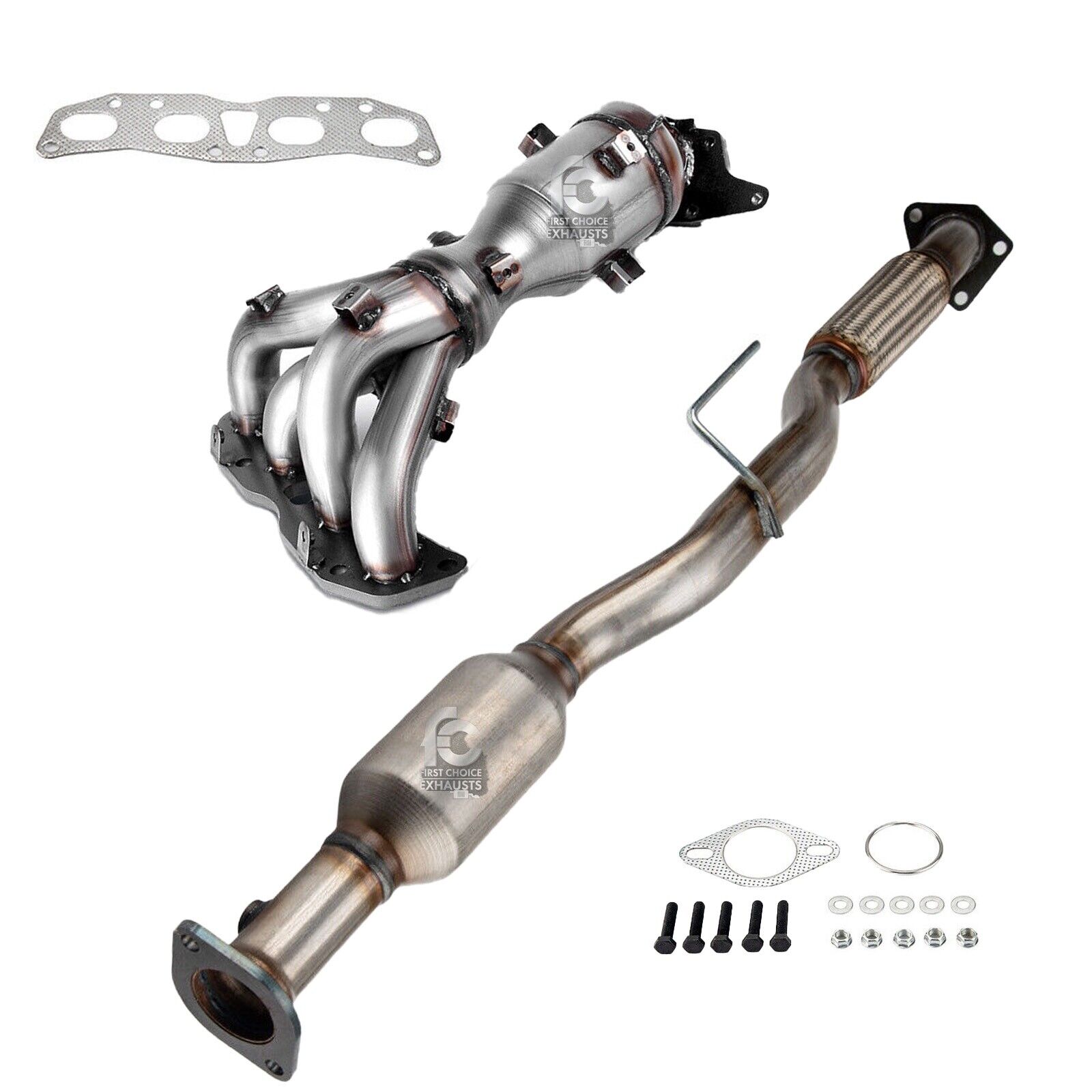 Fits 2007-2012 Nissan Altima 2.5L Manifold and Flex Catalytic Converters