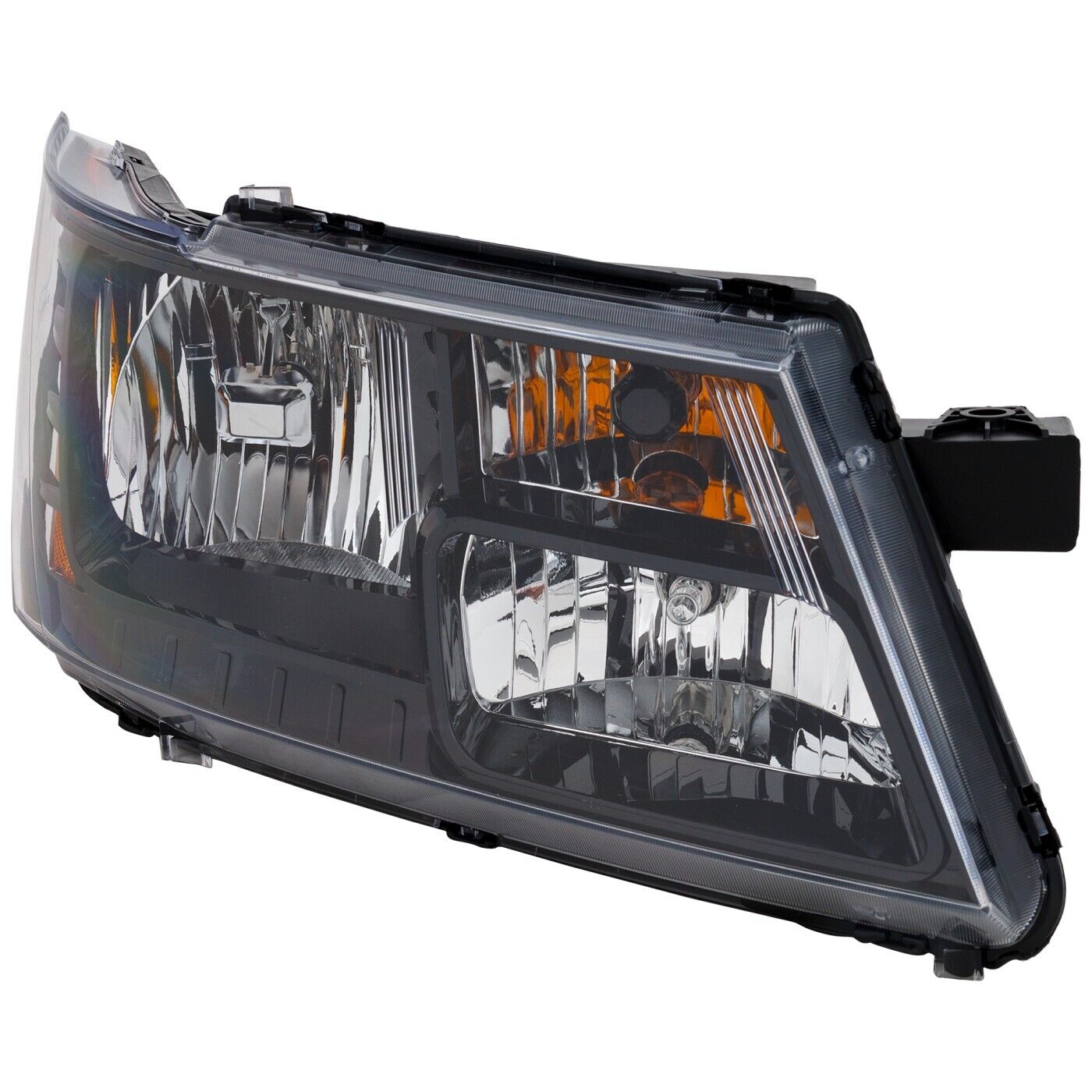Headlight For 2014-2020 Dodge Journey Right Assembly With Black Trim Halogen