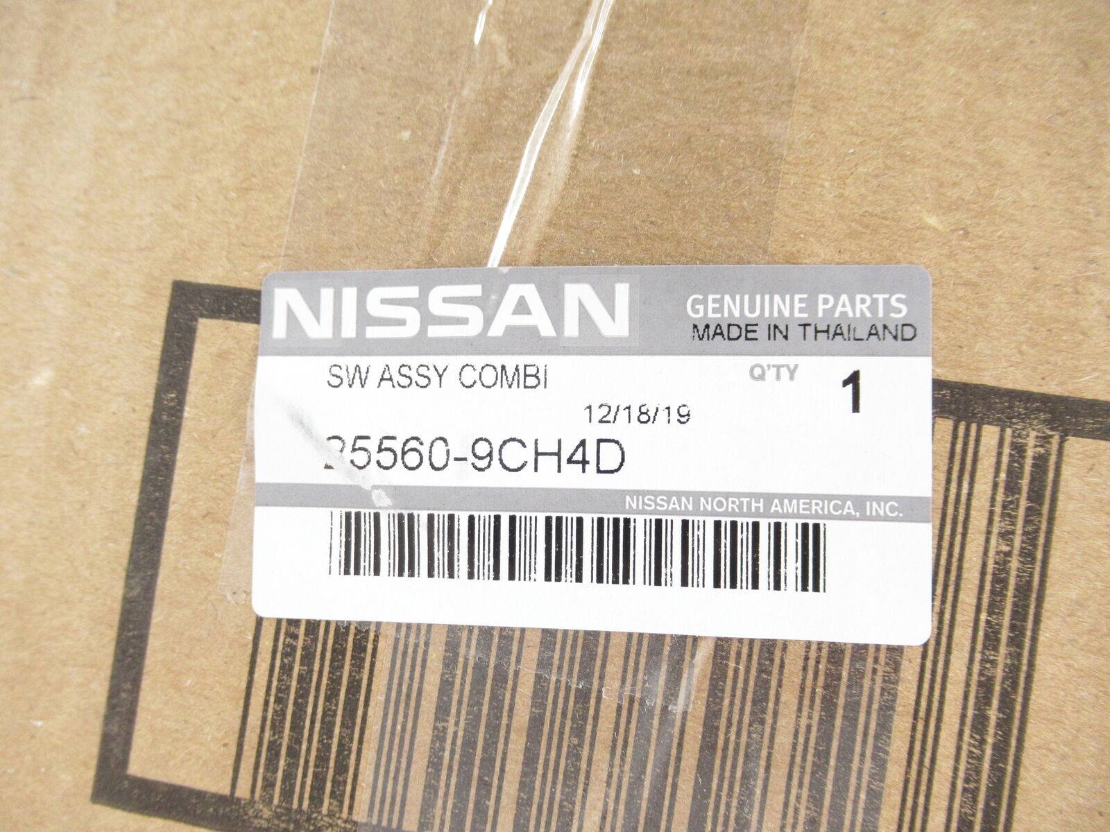 Genuine OEM Nissan 25560-9CH4D Multi Function Switch Steering Wheel Clockspring