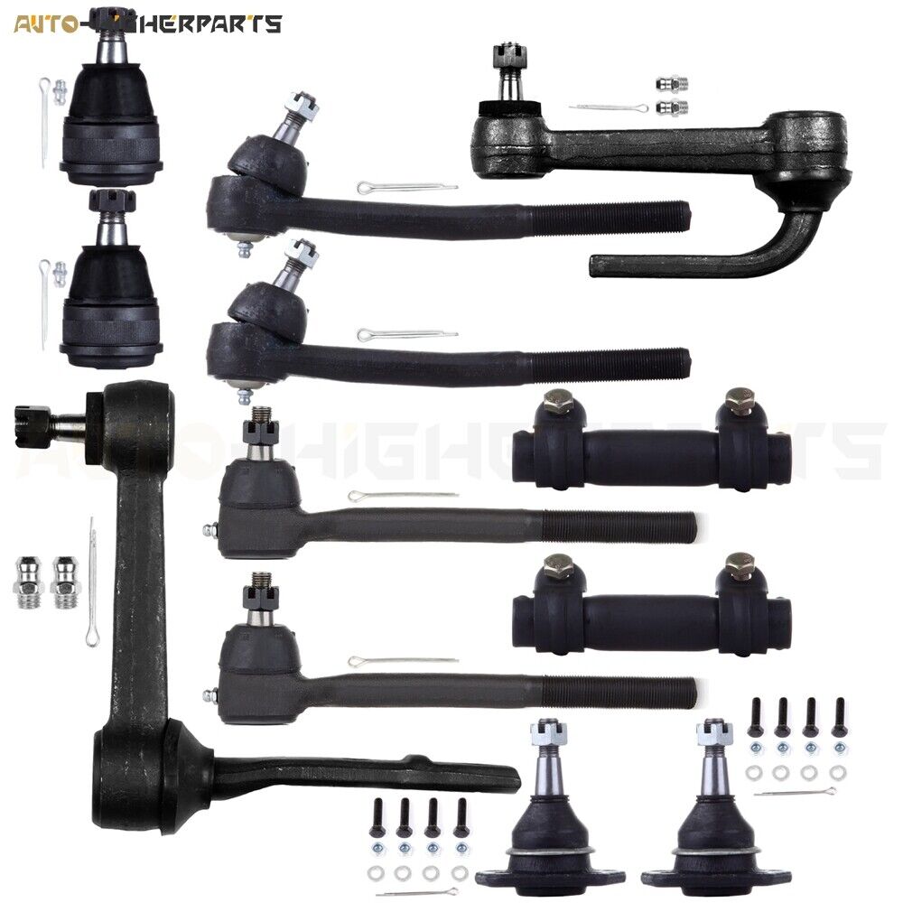 For 1990-2005 Chevy Astro 2WD 12 Pcs Front Ball Joints Tie Rod Ends Kit