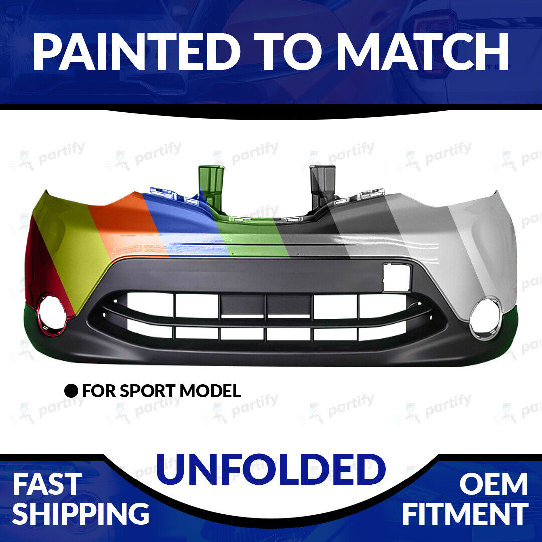 NEW Painted To Match Unfolded Front Bumper For 2017-2019 Nissan Rogue Sport