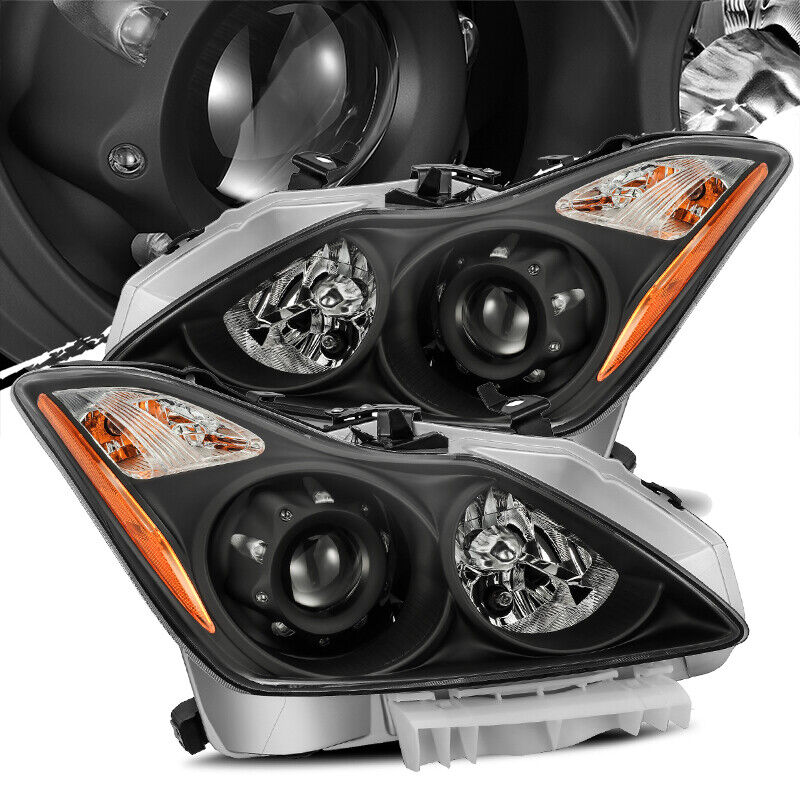 For 2008-2013 Infiniti G37/2014-2015 Q60 Black Out Projector Headlights LH/RH