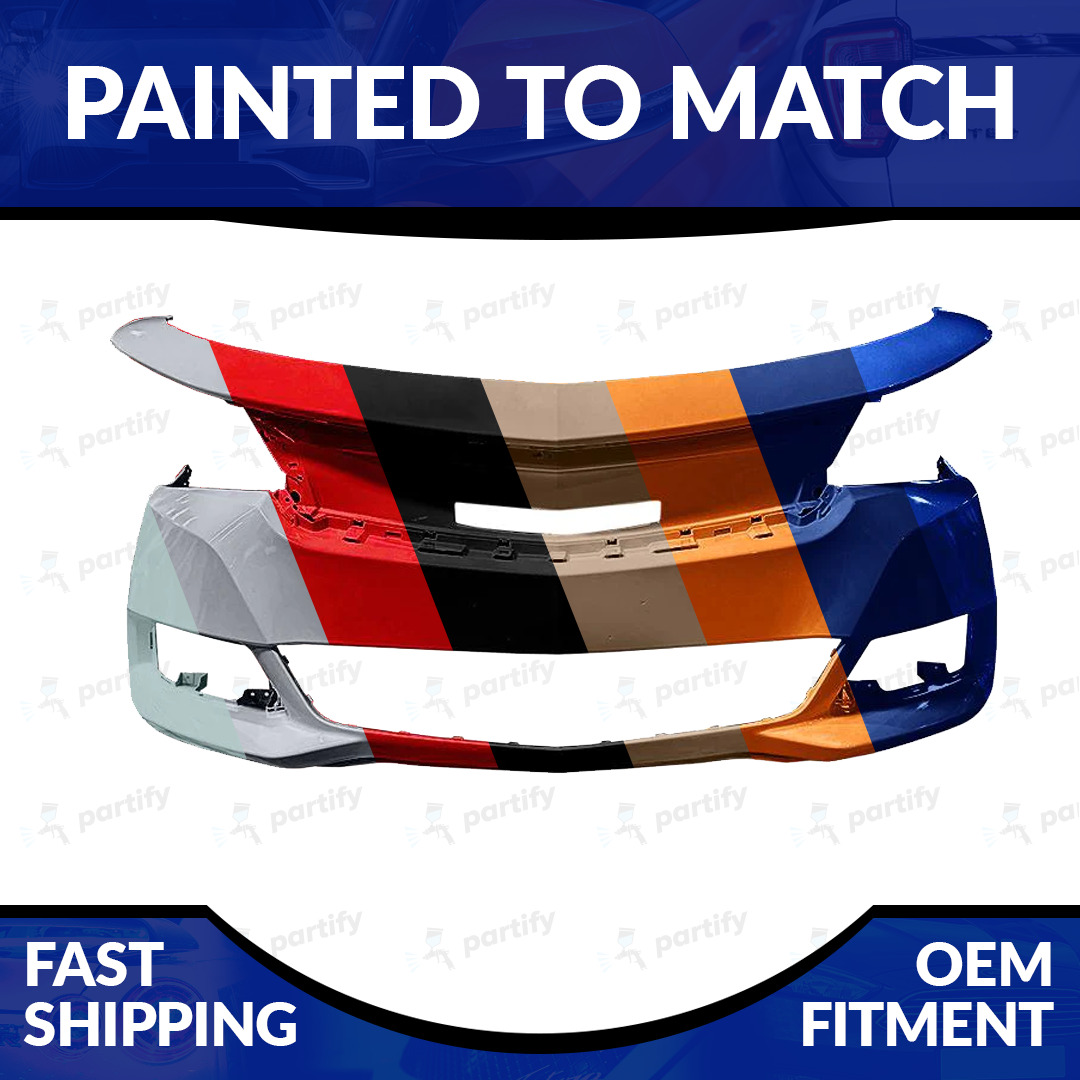 NEW Painted To Match Unfolded Front Bumper For 2014-2019 Chevrolet Impala