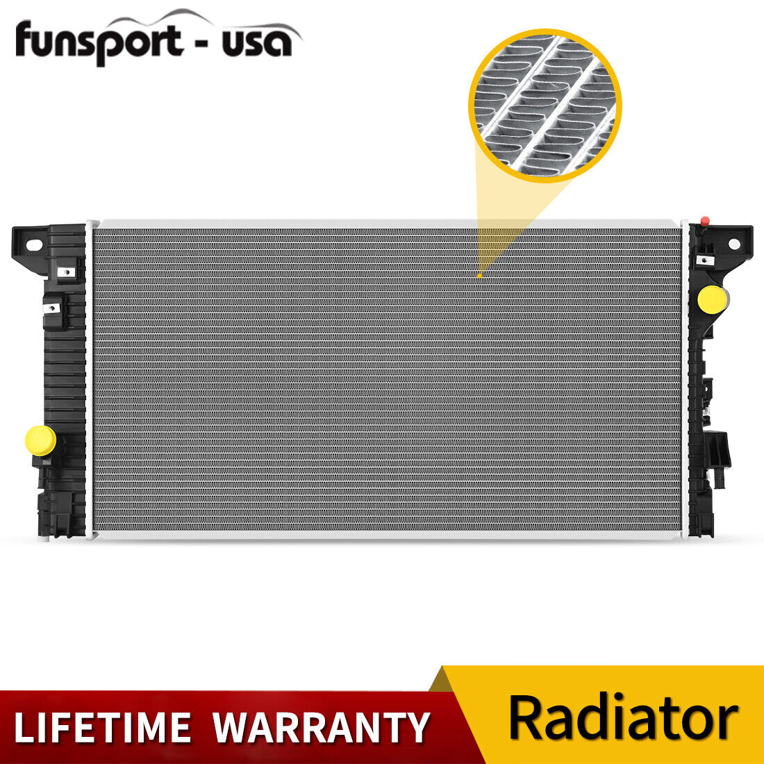 13510 Radiator for 15-20 Ford F150 3.5L 5.0L 18-21 Expedition Lincoln Navigator
