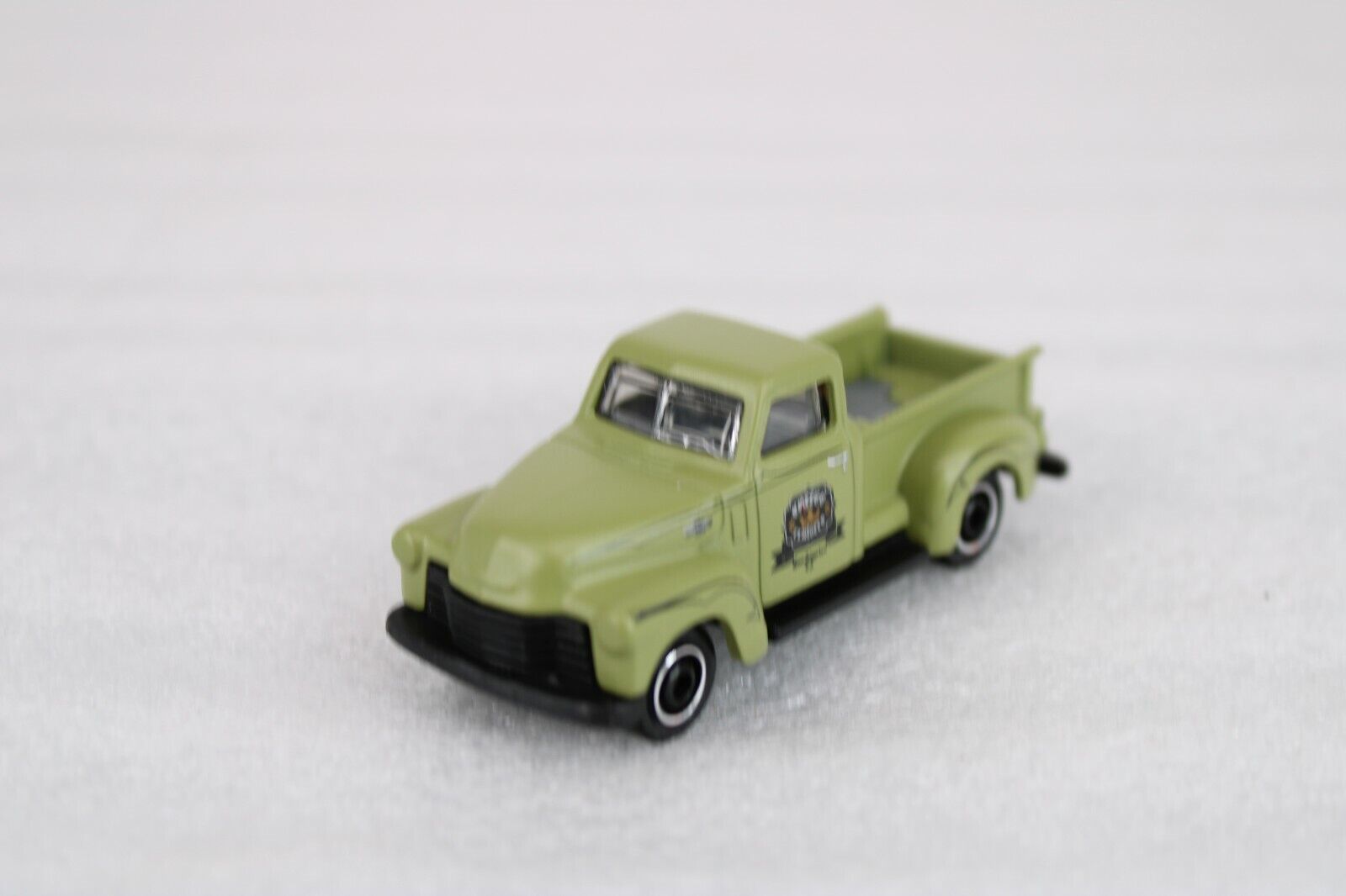2020 COFFEE CRUISERS II '47 1/2 CHEVY AD ☆green truck;Los Angeles☆Matchbox LOOSE