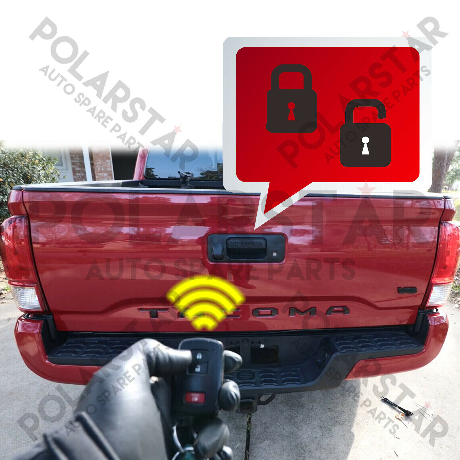 New Power Tailgate Lock Kit Assembly Short Bed Fits for 2019-2021 Toyota Tacoma