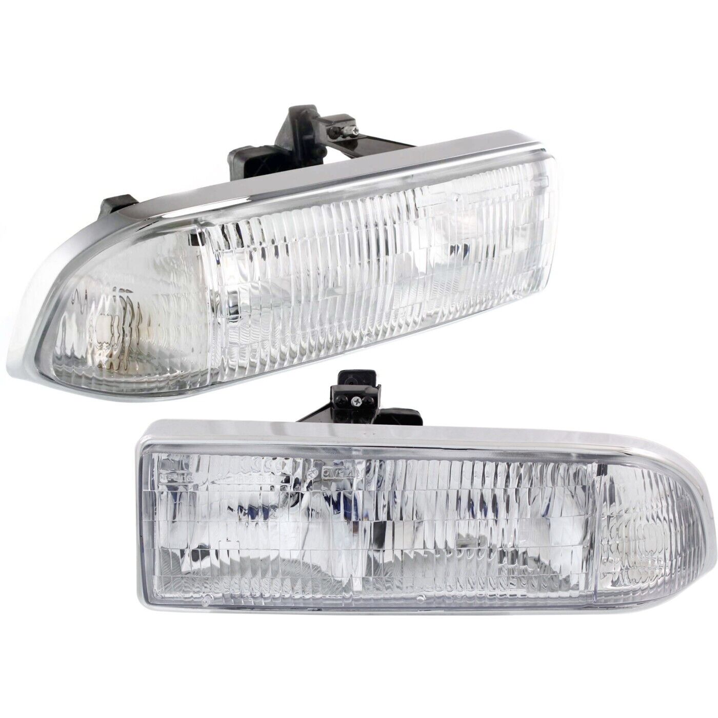 Headlight Assembly Set For 1998-05 Chevy Blazer 1998-04 S10 Left Right With Bulb