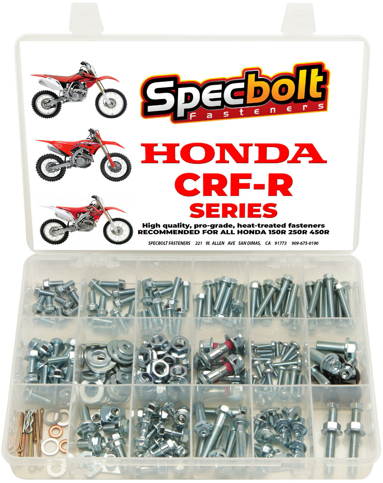 SPECBOLT CRF FACTORY RACE Bolt Kit Honda CRF150R CRF250R CRF450R