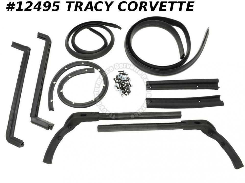 1963-1967 Corvette Hardtop Weatherstrip Kit  includes fasteners