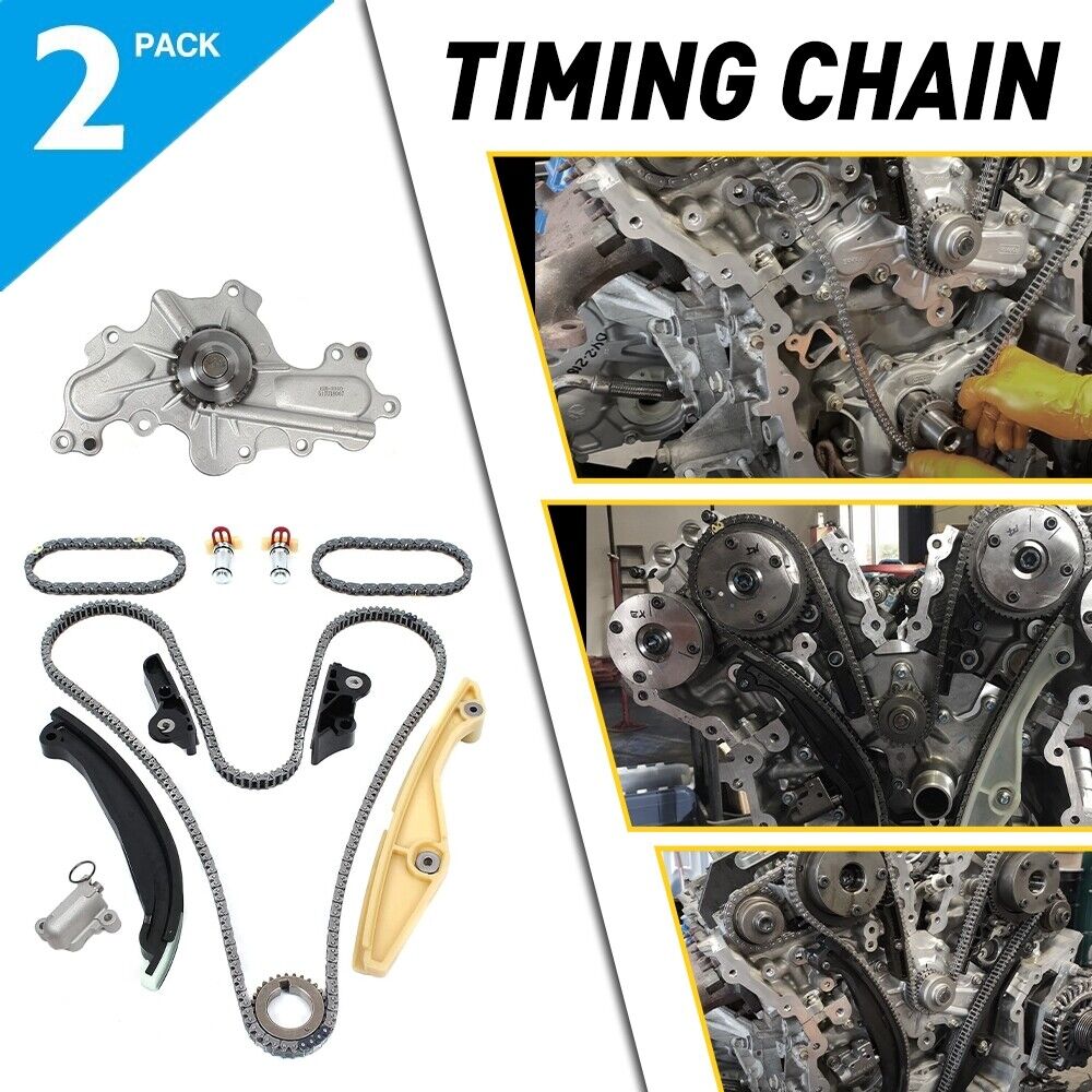 2X Engine Timing Chain Replacement For 22013-2016 Ford Flex 3.5L OE#BL3Z-6268-A