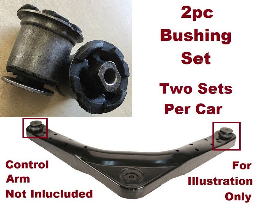 2pcSet Bushing fit 1999 - 2004 Jeep Grand Cherokee Rear Upper Control Arm