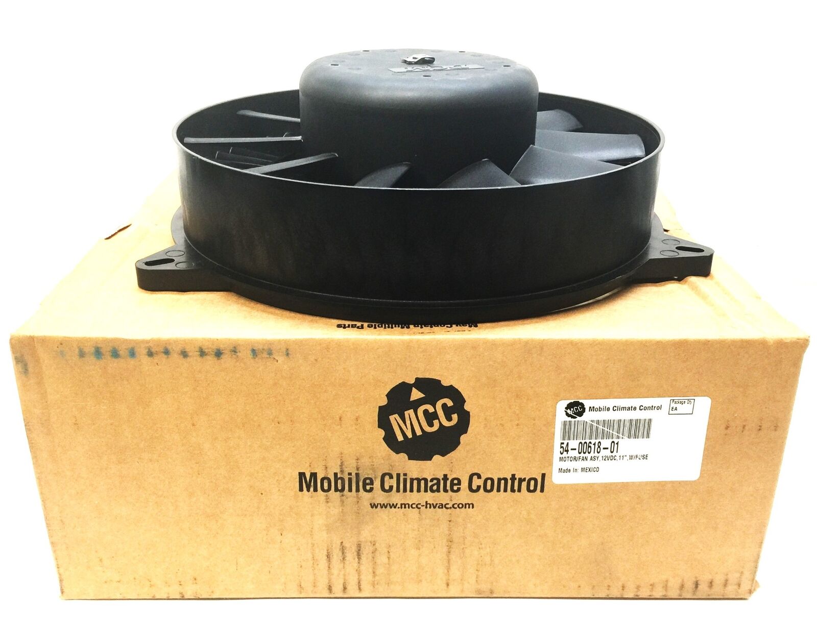 Mobile Climate Control A/C Condenser Fan 54-00618-01 NOS
