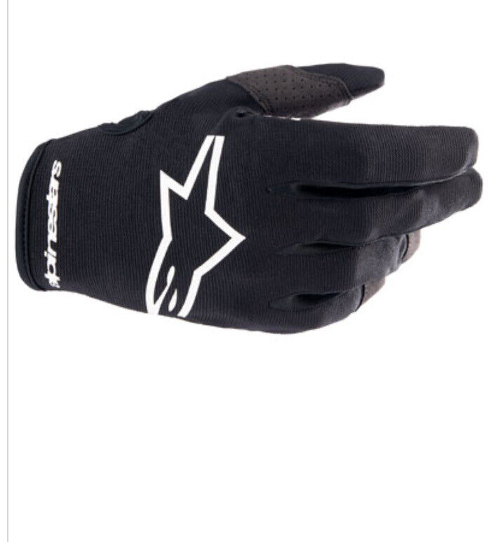Alpinestars Youth Radar Gloves 2023 Medium Black - Black Medium