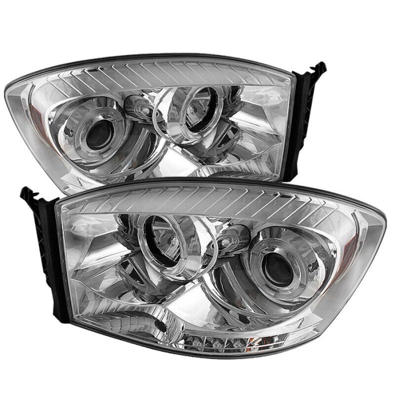 Spyder for Dodge Ram 1500 06-08/Ram 2500 06-09 Projector Headlights LED Halo ...