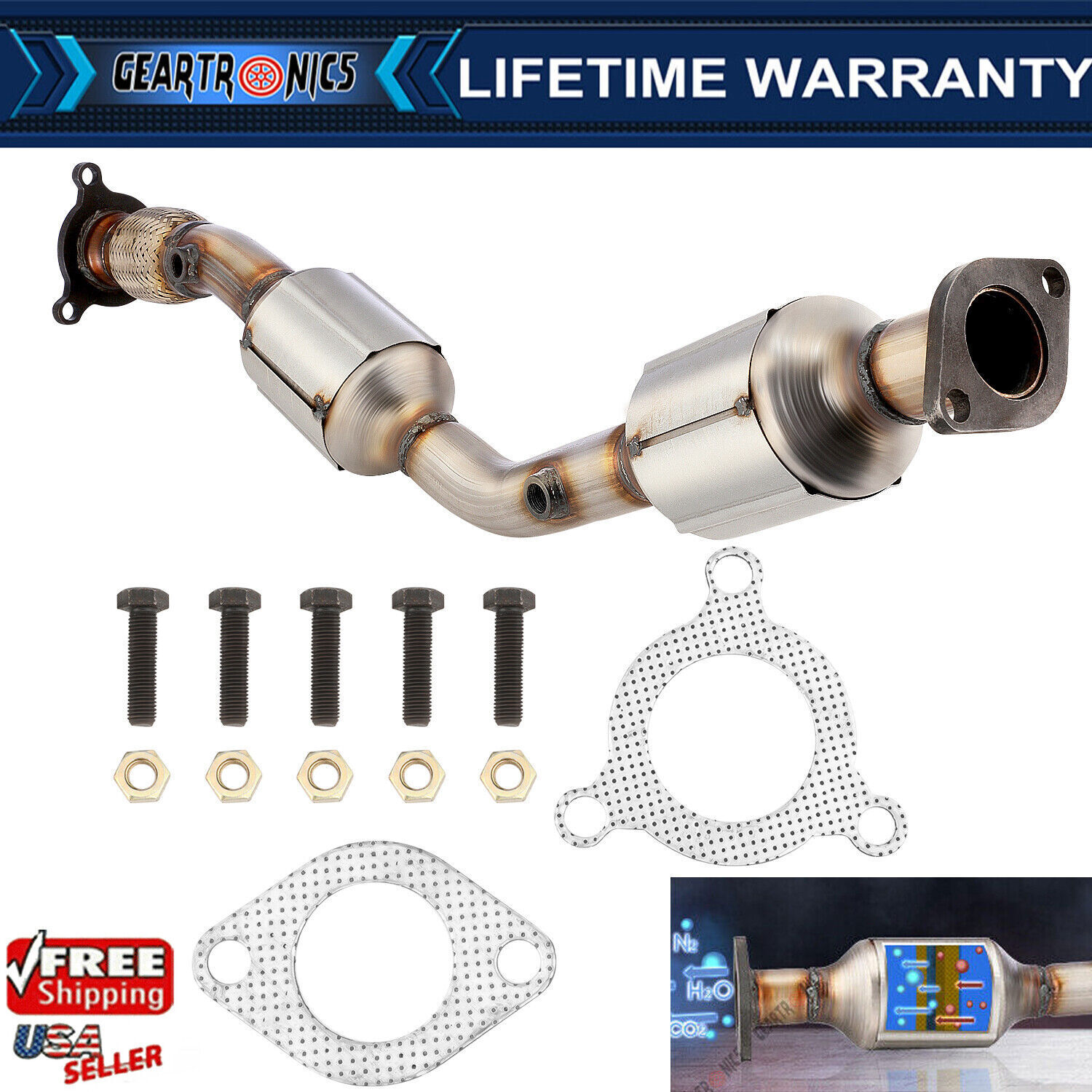 CATALYTIC CONVERTER FOR 2008 2009 2010 2011 CHEVROLET HHR 2.2L AND 2.4 US
