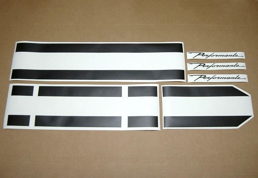 Stripes for Lamborghini Gallardo coupe Performante style graphics satin black