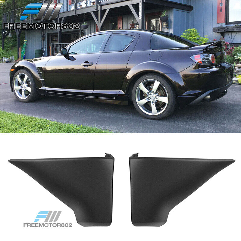 Fits 04-08 MAZDA RX8 OE Style Rear Bumper Lip Spoiler Aprons Spats Valance