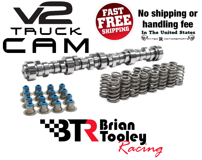 BTR LS Truck Stage 2 V2 Cam Kit Vortec 4.8 5.3 6.0 Brian Tooley Racing Camshaft