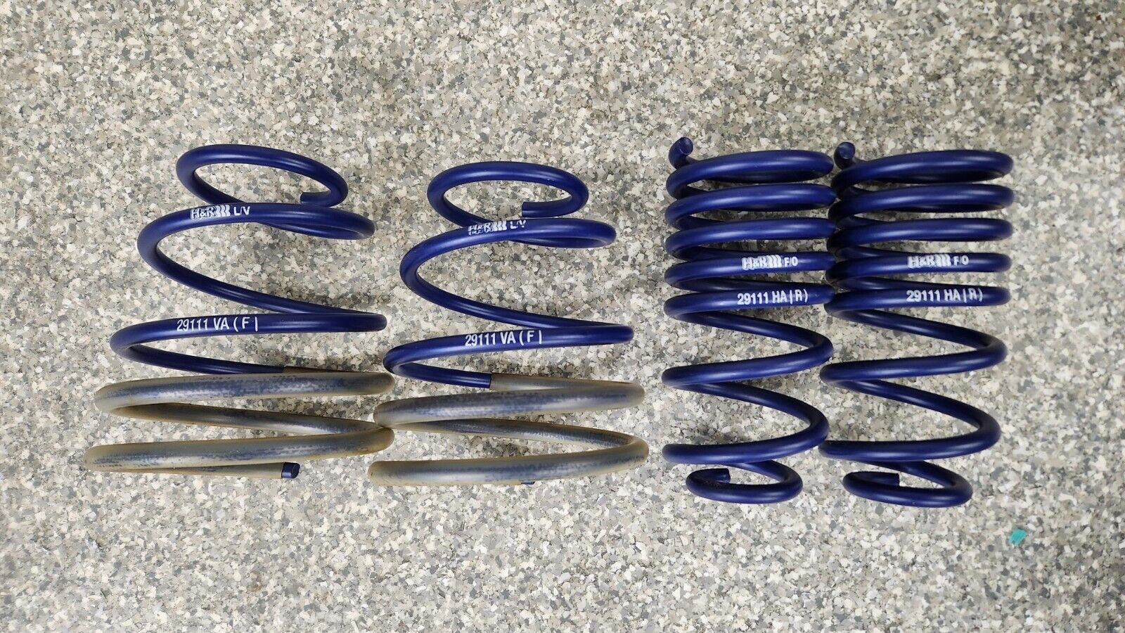 H&R LOWERING SPORT SPRINGS FOR PORSCHE 997 911 TURBO COUPE & CABRIOLET 29111-1