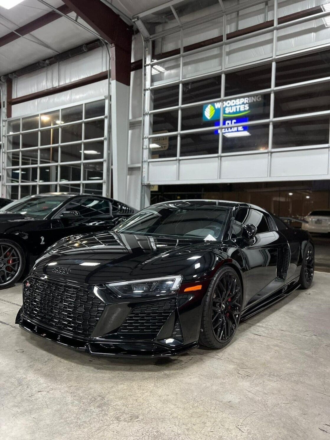 2020 and up Audi R8 Gen2 Facelift gloss black front lip
