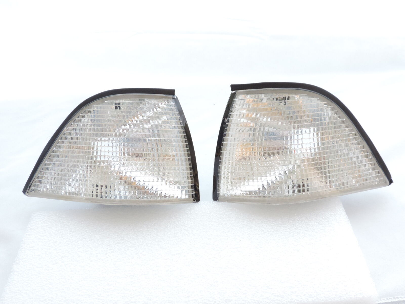 DEPO Euro M3 Clear Corner Signal Lights For~92~99~BMW E36 2D Coupe / Convertible