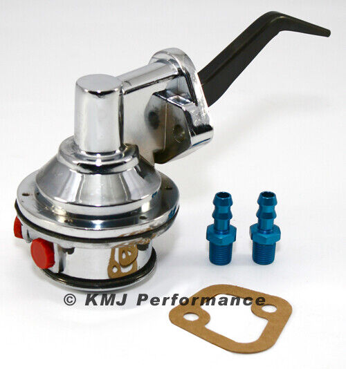 Small Block Ford Mechanical Fuel Pump 80GPH w/ Fittings - 260 289 302 351W SBF 